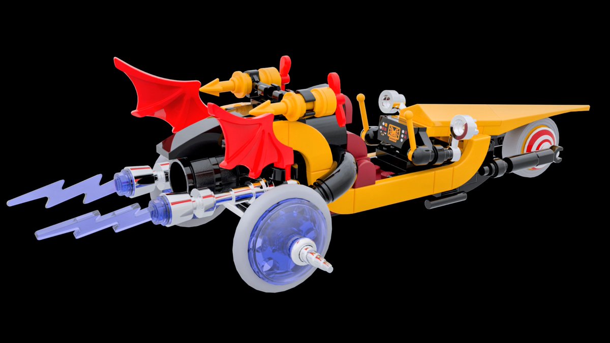 MysticBuilds44's tweet image. Additional renders of the Rocket Racer