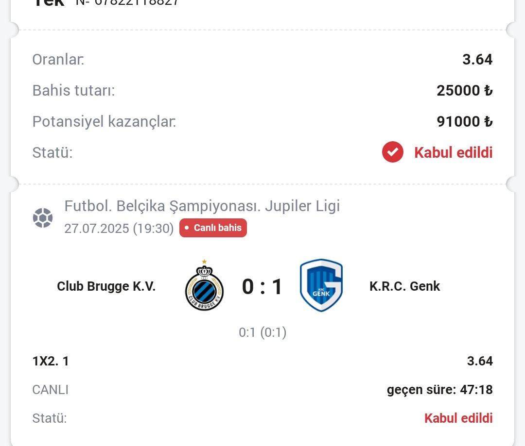 Brugge kazanır: 3.64

25.000tl 👉🏻 91.000tl ⏳