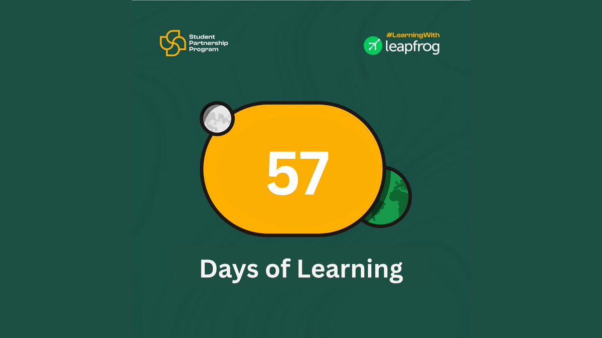 #LSPPDay57
Today I learned more advance topic on sql such as subqueries with from, in, where and exists.
docs.google.com/document/d/1gi…
<a href="/lftechnology/">Leapfrog Technology</a>
#60DaysOfLearning2025 #LearningWithLeapfrog