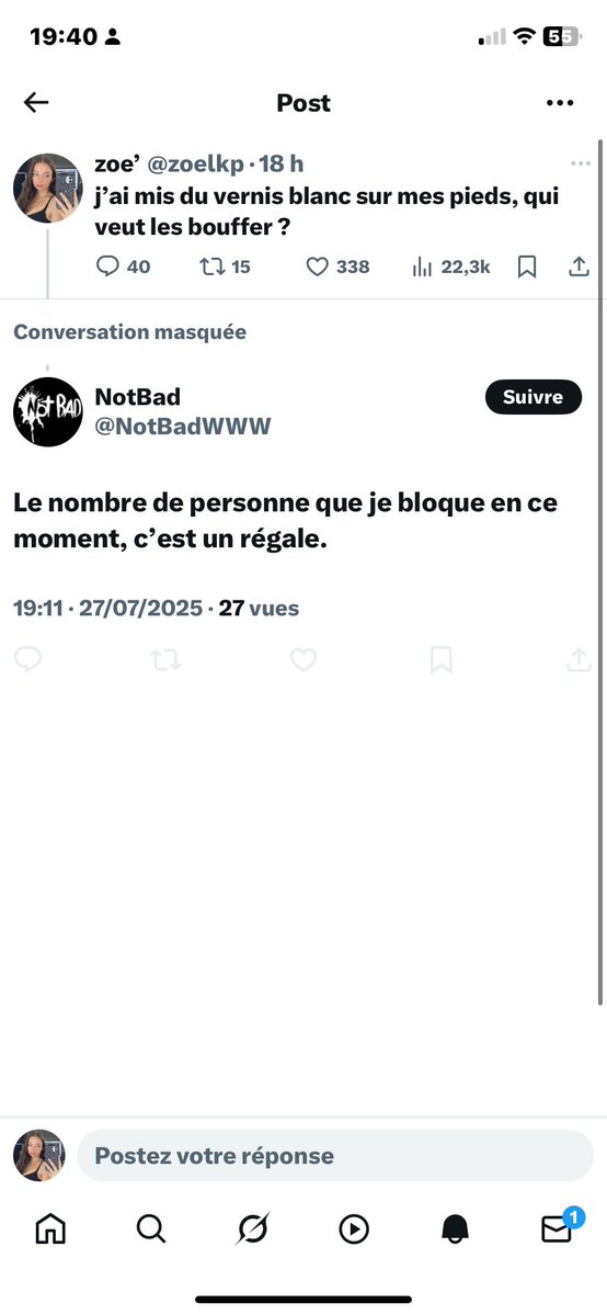 zoelkp's tweet image. je suis censée pleurer ou quoi?