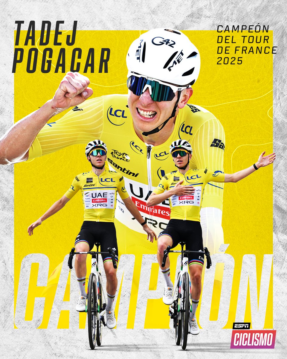Cayó el telón de la edición 2025 con el belga Wout van Aert ganando en solitario la etapa #21 en París. El esloveno Tadej Pogacar se consagró campeón por 4ta ocasión.