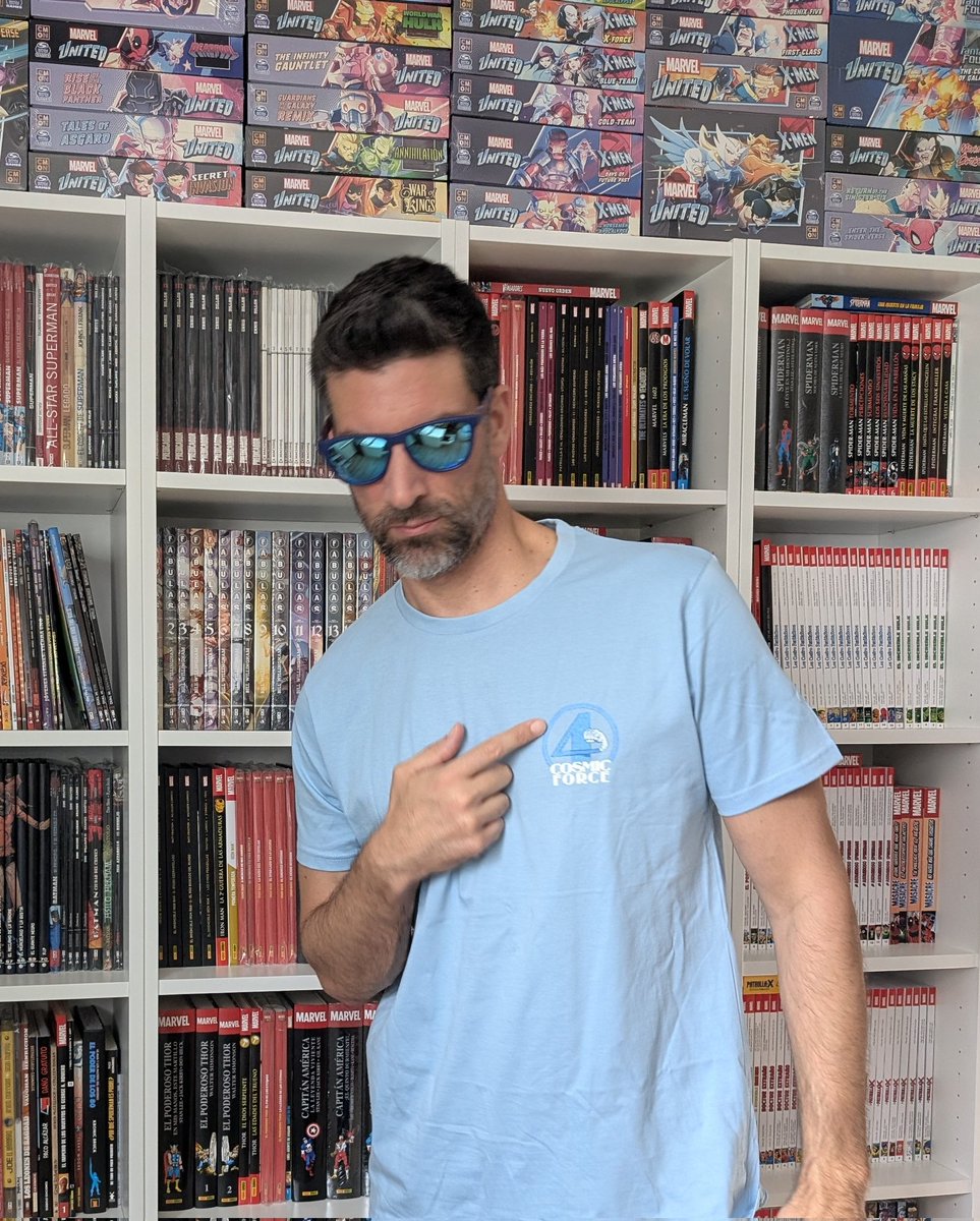 UniversoAlex's tweet image. Salí tan a gusto de ver #LosCuatroFantásticos que no me pude resistir
Ya me ha llegado mi camiseta de @PamplingNews inspirada en la peli
Oye, 12,90€ y todas las garantías. Y si usas el código UNIVERSOALEX te llevas unos calcetines gratis
pampling.com/productos/1564…