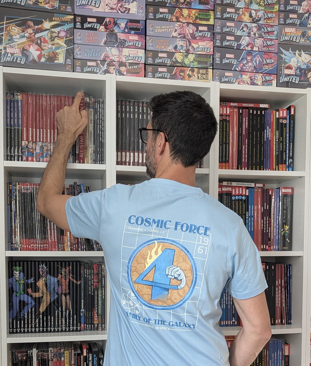 UniversoAlex's tweet image. Salí tan a gusto de ver #LosCuatroFantásticos que no me pude resistir
Ya me ha llegado mi camiseta de @PamplingNews inspirada en la peli
Oye, 12,90€ y todas las garantías. Y si usas el código UNIVERSOALEX te llevas unos calcetines gratis
pampling.com/productos/1564…