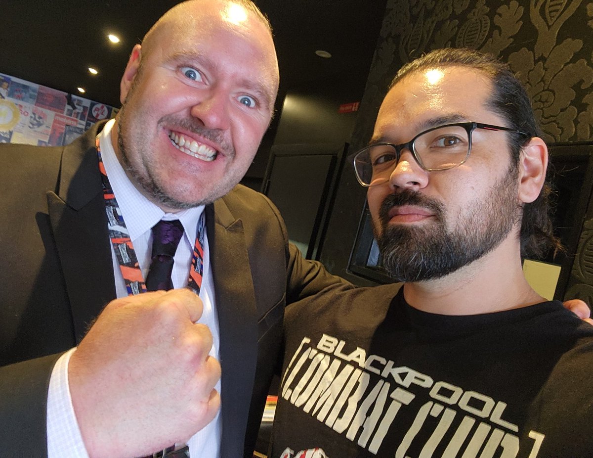 fight4ever's tweet image. Visiting England for the first time and was recommended to check out @ThisIs_Progress and was made a fan. It feels like a cousin to @FreelanceWres . Hell of a main event with the Women's 3-way. Many thanks to @AngusMaddog for his kindness and hospitality.