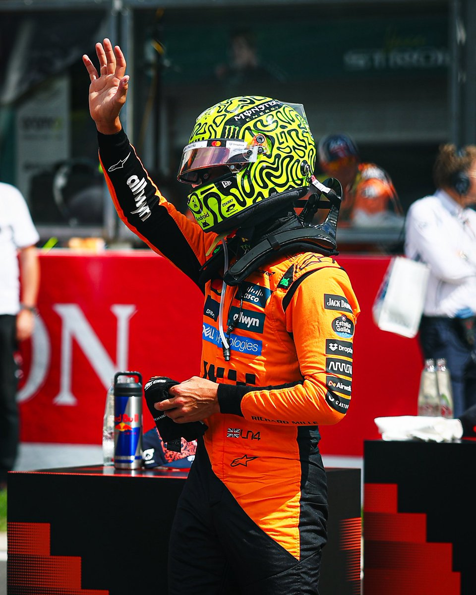 LN4's tweet image. been mega seeing our man back on track this week! even better that we’re straight into another raceweek, bring on 🇭🇺