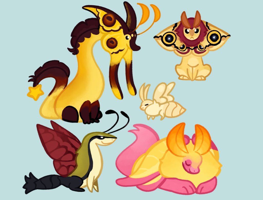 I need two more moths me thinks, small ones

I have comet, Luna, atlas, silk, rosy maple, hummingbird, deaths head, Polyphemus, and Io