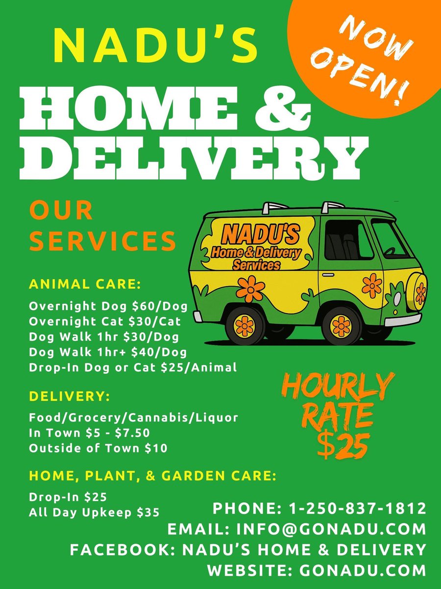 Stephjd420's tweet image. Sharing for a friend. If you are ever in Revelstoke and need delivery services, especially for Cannabis, this is your person. Former budtender trying to make a go of their own small business.