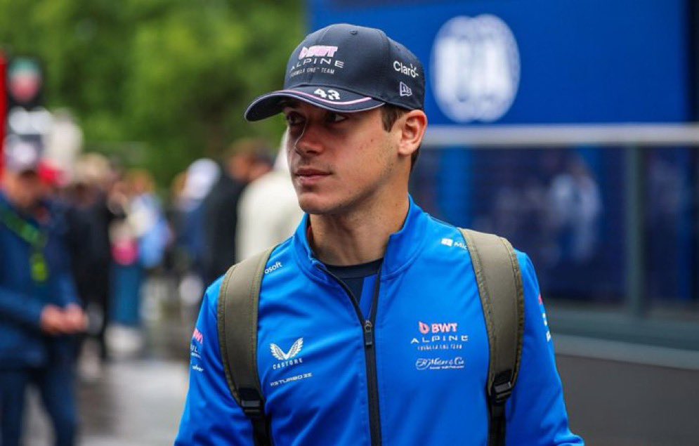 nextofranco's tweet image. franco colapinto from alpine f1 team