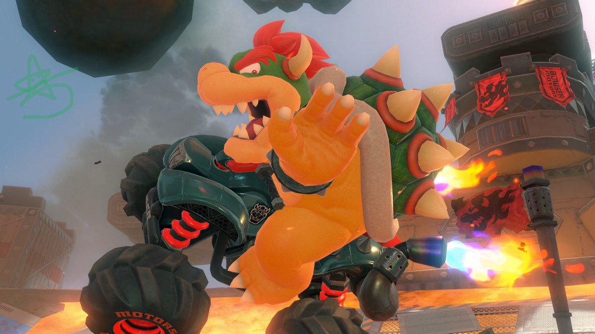 xRyuAsh's tweet image. Bowser wants a high five! 🤚