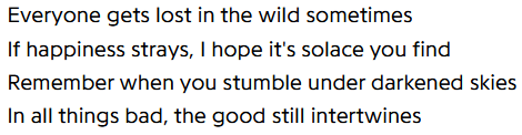 LocketV90's tweet photo. Since I'm on a lyric kick: he showed me this song (Capstan - The Love that Remains) and now whenever I listen to it, I get caught on these lyrics. They really stick with you. https://t.co/NV15In9hFQ