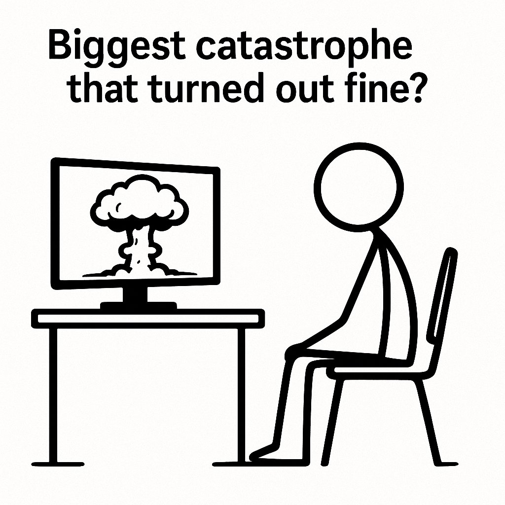 TimParsa's tweet image. Tell me the worst thing that happened to you that could have been catastrophic but turned out fine?
When my #2 son was 3yo, my truck game out of gear on a steep slope as I was taking him out of his car seat and ran us both over, ripping my left arm out of its socket and rolling…