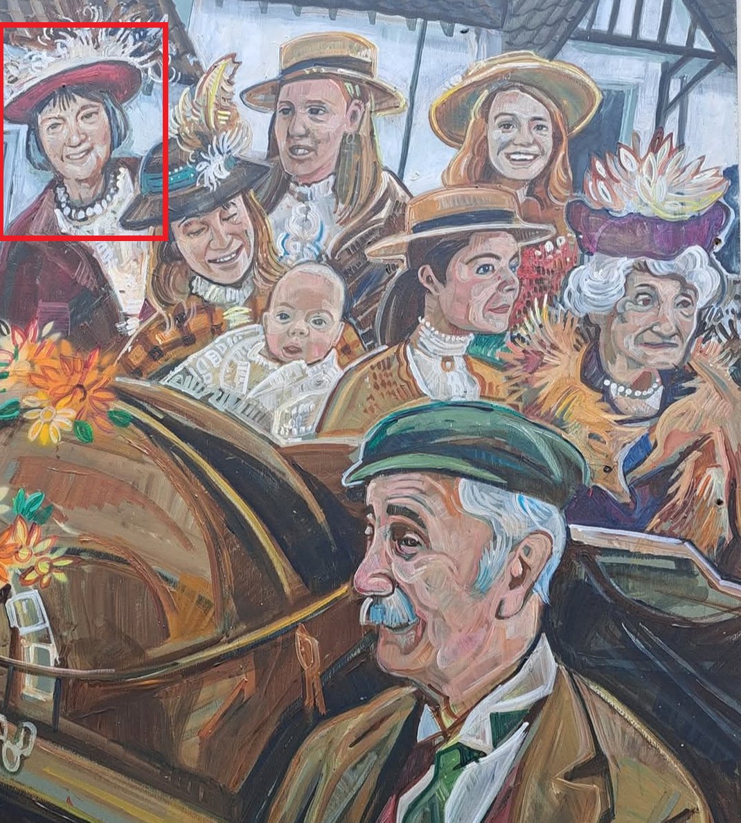 The Cuddies Lane mural is complete... and it has a wee "Easter Egg"

It took a village to bring this project to life, and while many people played a big part, I want to give a special mention to someone who played a smaller but meaningful role - my friend, the late Cllr Val