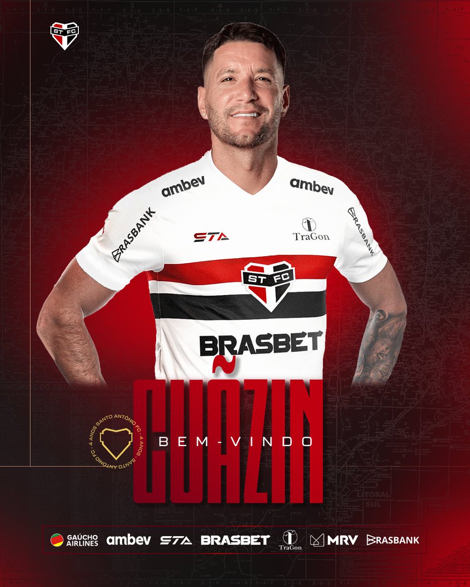 🖊️ 𝐁𝐞𝐦-𝐕𝐢𝐧𝐝𝐨, 𝐂𝐮ã𝐳𝐢𝐧! 

🆕 O Santo Antônio acertou a contratação do Meio-Campista Cuãzin, que chega por definitivo do Tempestade Azul e entra para o elenco Tricolor.

#VamosTricolor 🇾🇪