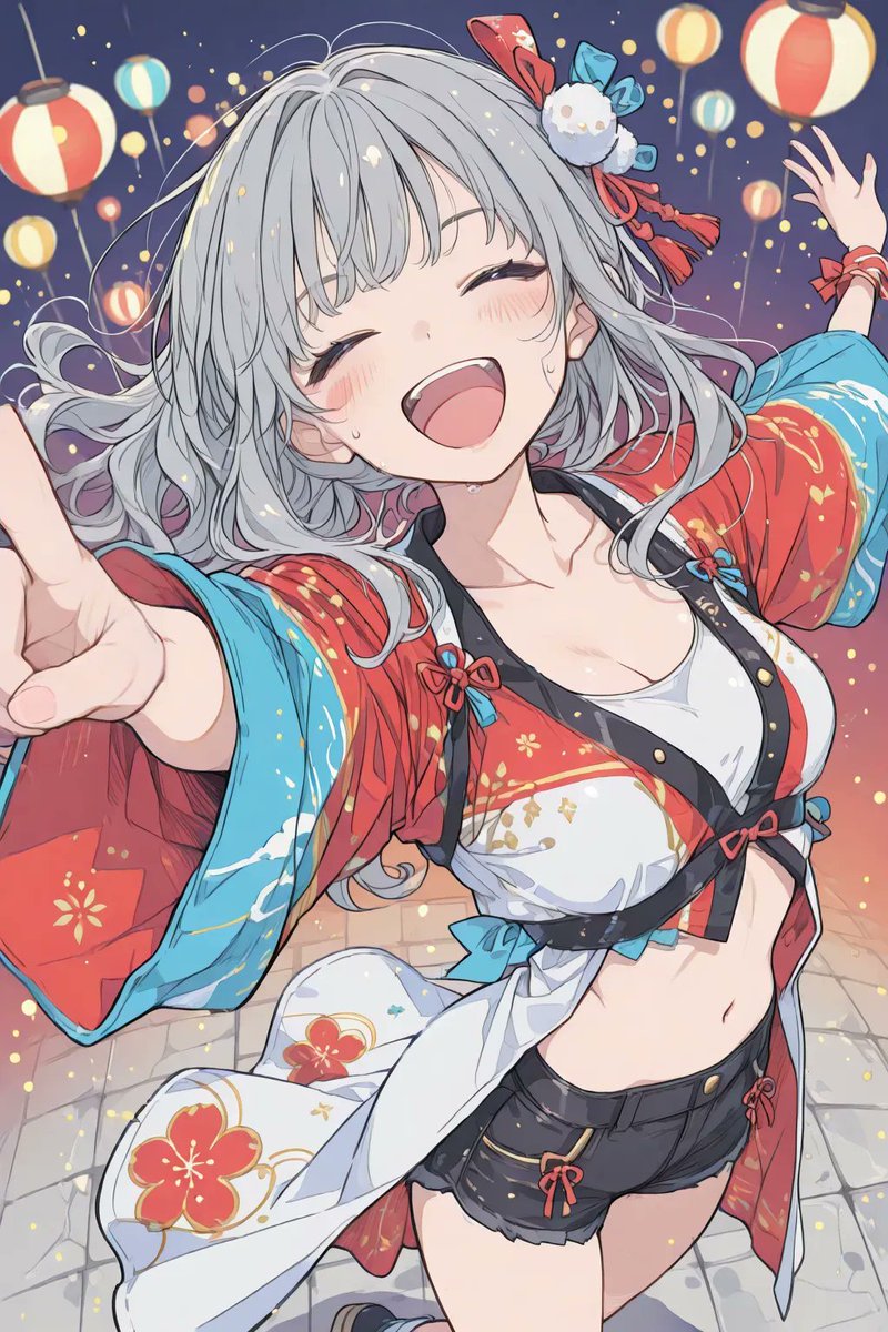 chomechomesky's tweet image. おはようございます🇯🇵☀️
7月28日はふらの北海へそ祭り💃
お腹に顔を描いて踊るそうですがイラストで再現できませんでした😂(挑戦者求!)