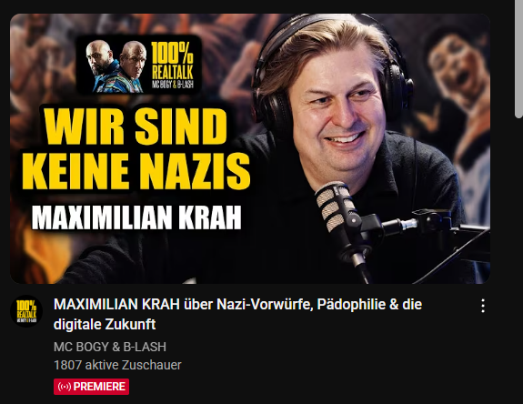 CIAshitposter's tweet image. Wie man Deutschland rettet:
>klarstellen, dass man kein Nadsi ist
>mit Kanaken-Rappern einen Podcast aufnehmen
>so aussehen