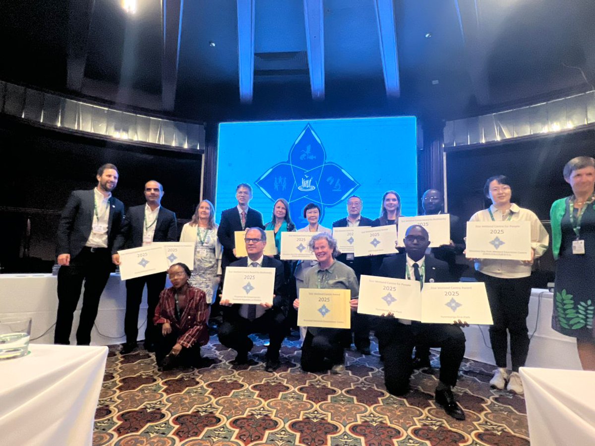 Rwanda Environment Management Authority (@rema_rwanda) on Twitter photo 🏅Big win for Rwanda at #COP15 of <a href="/RamsarConv/">Convention on Wetlands</a>!
Nyandungu Eco-Park has received a Full Star Award from Wetland Link International, recognizing it as a top-tier Wetland Education Centre.
This global recognition boosts its visibility & impact in conservation.
#GreenRwanda 🇷🇼 🌿 🏅Big win for Rwanda at #COP15 of <a href="/RamsarConv/">Convention on Wetlands</a>!
Nyandungu Eco-Park has received a Full Star Award from Wetland Link International, recognizing it as a top-tier Wetland Education Centre.
This global recognition boosts its visibility & impact in conservation.
#GreenRwanda 🇷🇼 🌿