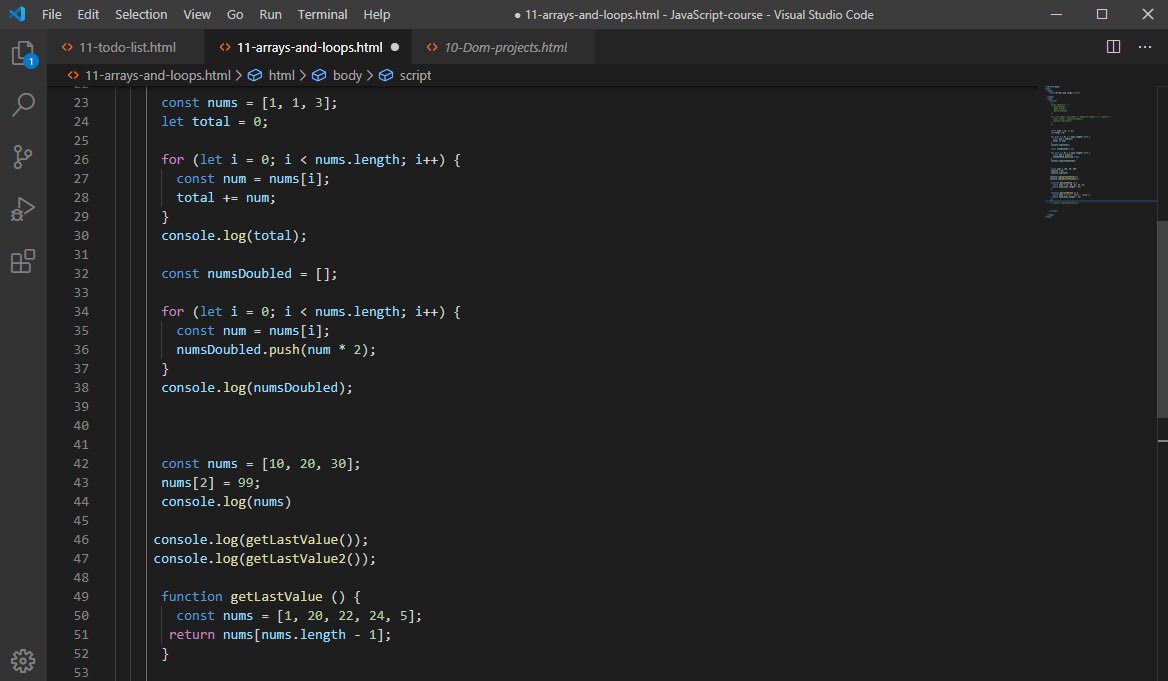 Paul_In_Defense's tweet image. Just learned about arrays and loops!
Covered for & while loops, looping through arrays, using them in functions, plus break, continue, and return.
Also explored array methods & nesting.
One step closer on my coding journey! 🚀
#myCodingJourney #SoftwareDevelopment