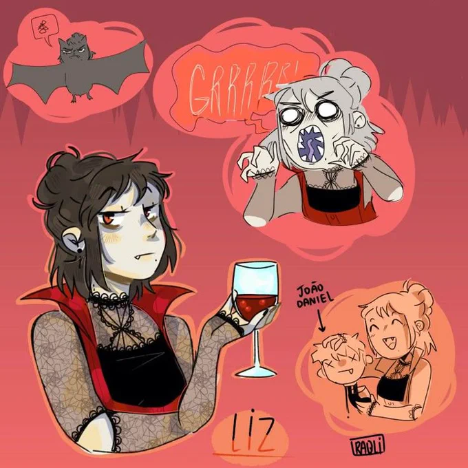 A versão halloween deles foram os desenhos que mais me orgulhei de ter feito