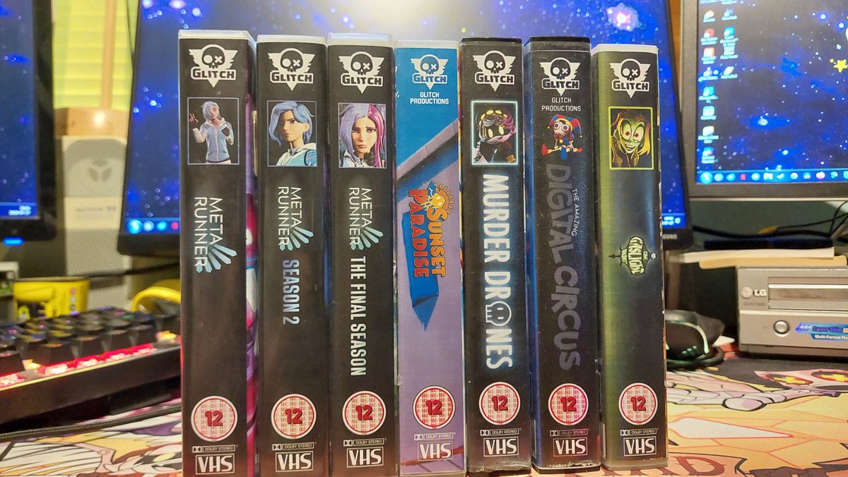 RealMicrogaming's tweet image. So i made ALL of Glitch's series
in VHS #TheGaslightDistrict
#metarunner #sunsetparadise #mdtwt #TheAmazingDigitalCircus @glitch_prod
