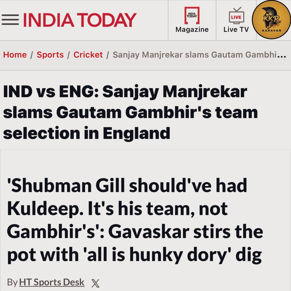 RR_for_LIFE's tweet image. Gautam Gambhir deserves all the praise for his team selection 👏