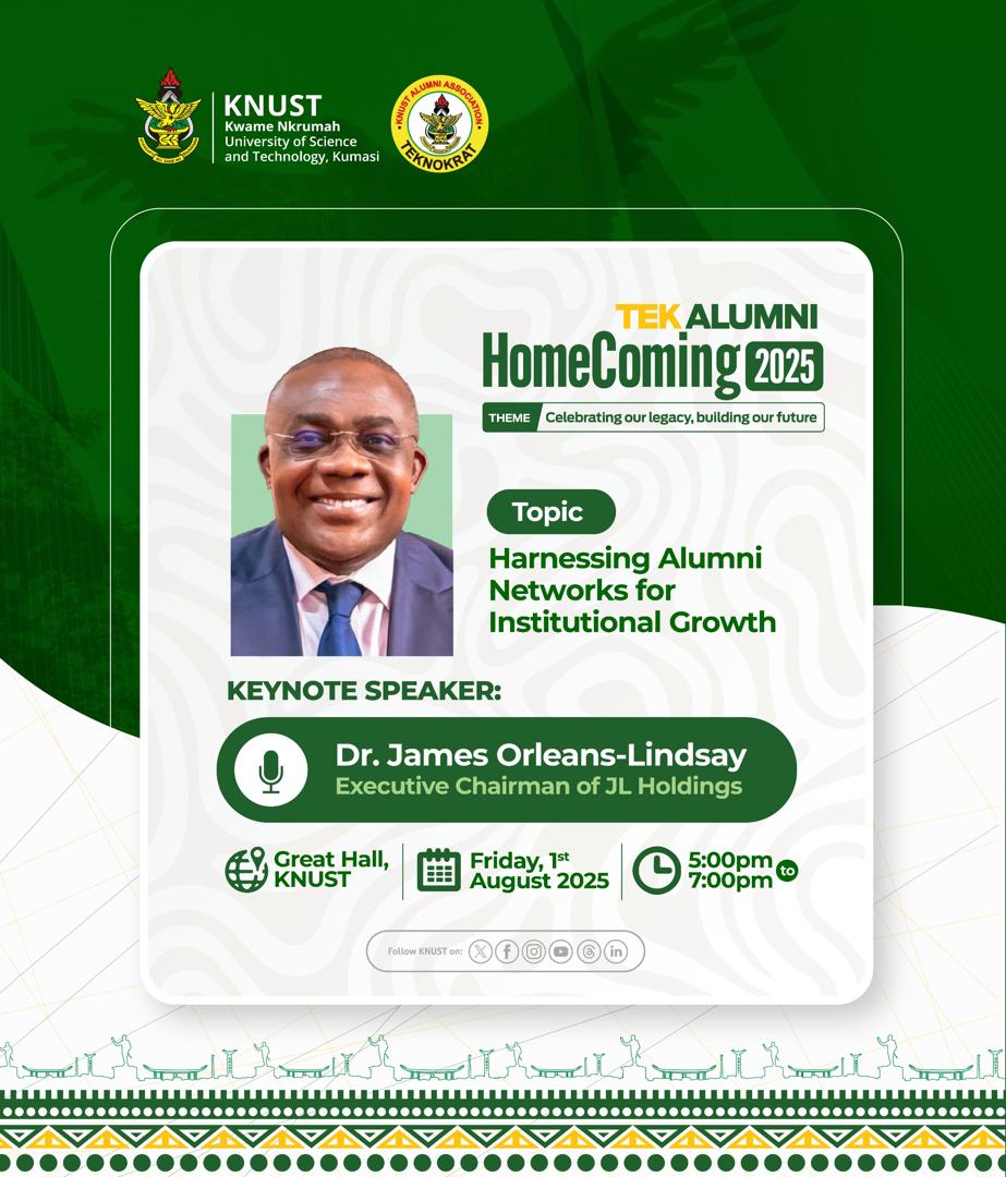 KNUSTNotice's tweet image. LEGACY MEETS FUTURE 🔥 Celebrating our past & shaping tomorrow! 🌟 Better graduates = Better outcomes 📚 Join the movement at #TekAlumniHomecoming & let's build a brighter future! 💡