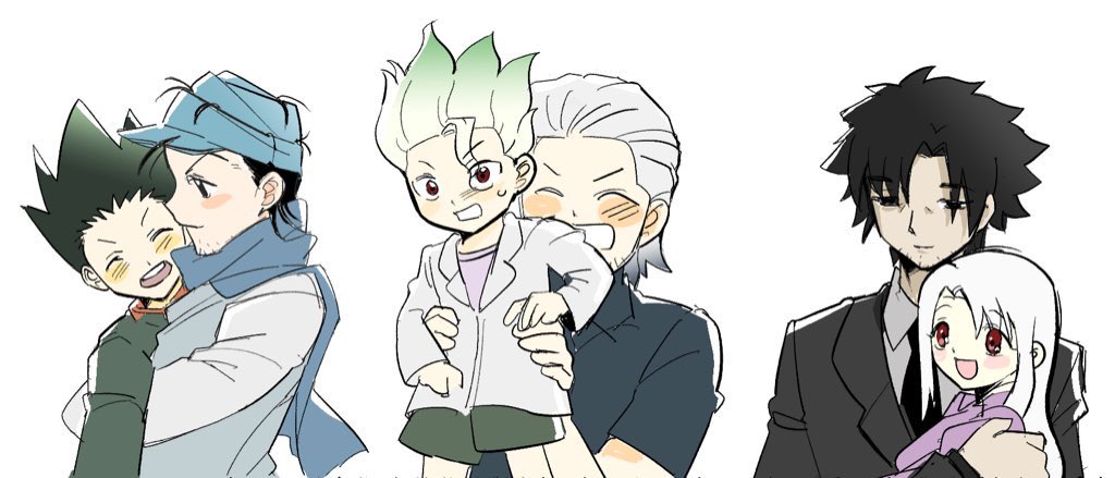 03_drstone's tweet image. 내가 좋아하는 아빠들...