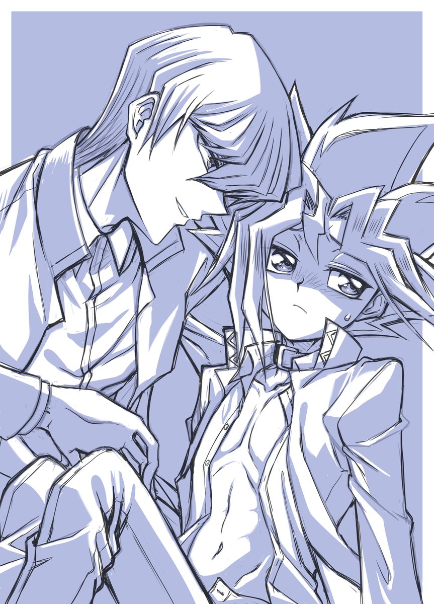 ikejun_now2's tweet image. 海表。
新刊表紙の作画修正ひとまず終わり……。