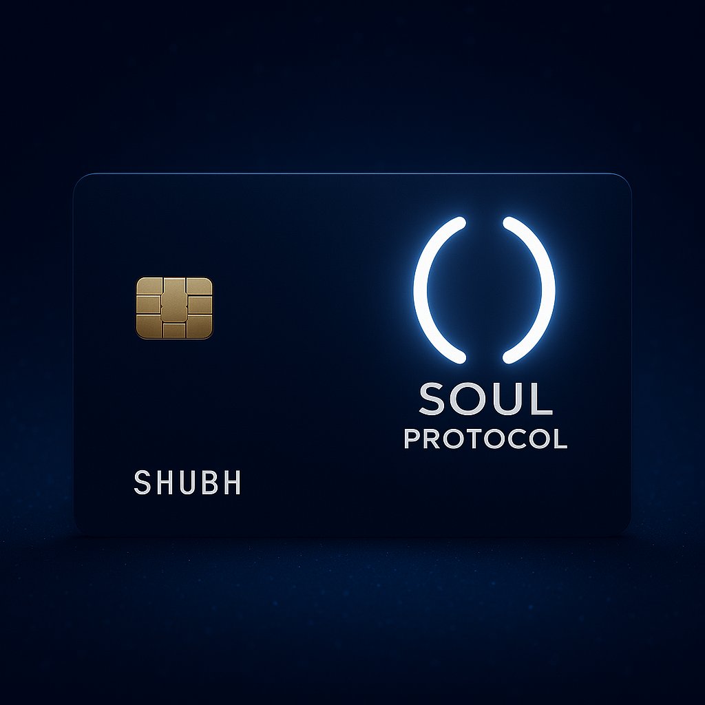 Shubhxme's tweet image. You know what's crazy? In DeFi, we're all just random wallet addresses floating around.
@0xSoulProtocol is fixing that huge problem nobody really talks about.
They built this simple four-part system that actually makes sense:
~ Soul Domains: get a real name instead of those…
