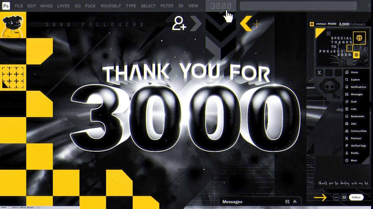 Thank you all for 3k! Pretty crazy support recently very grateful for everyone! 💛

Be.net/Vnmsux