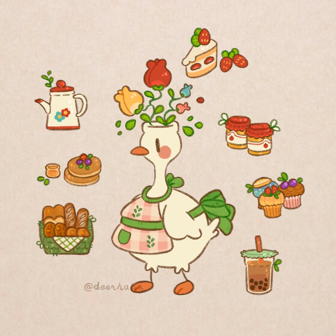 🦆🍰🌱