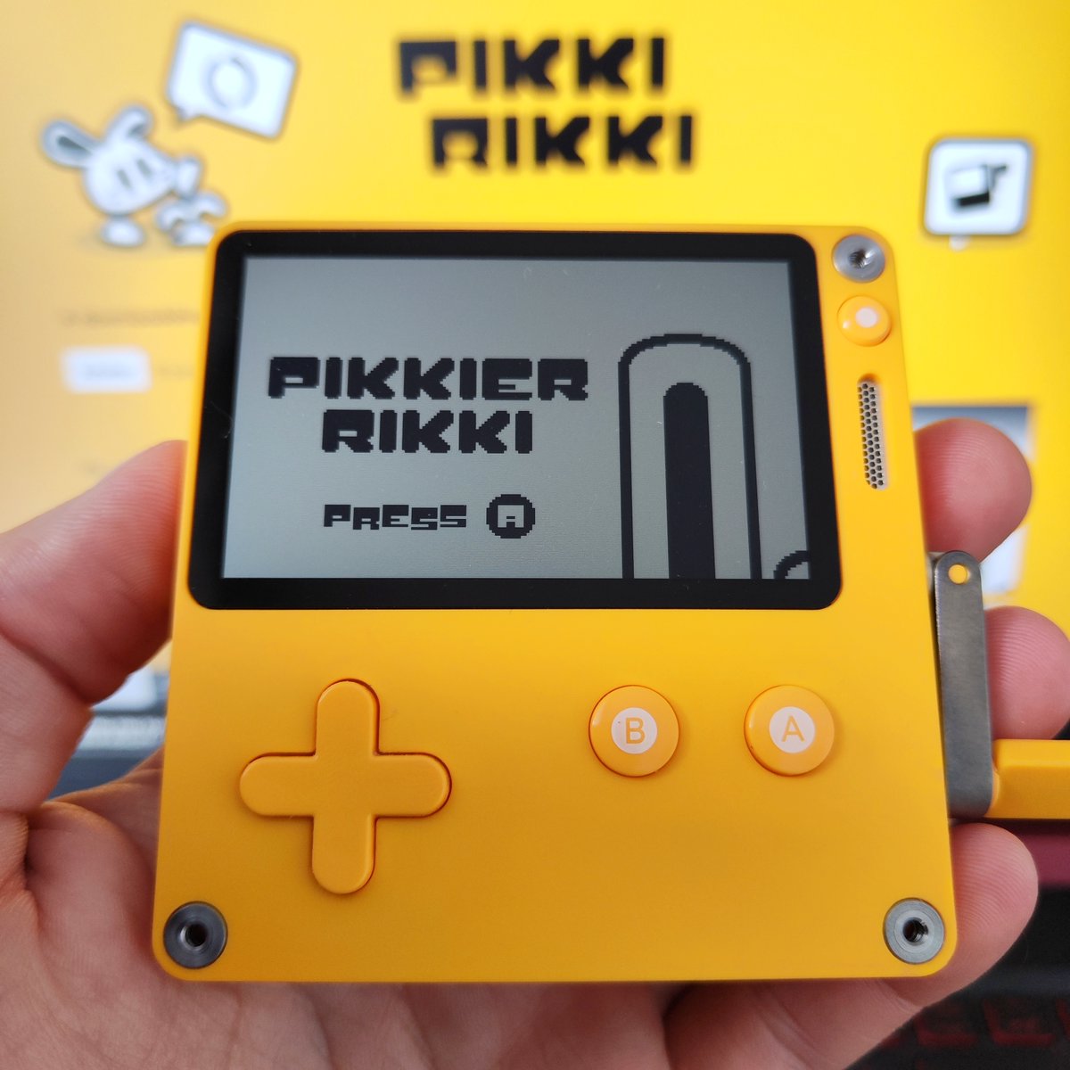 johndostudio's tweet photo. Très sympa comme jeu d'été à picorer ce petit "Pikki Rikki" de @coleplusgames pour la @playdate 🐰🥕🟨

Je vous rassure devant la difficulté du jeu je n'ai pas fait le try harder et me suis contenté de la note "C" sur certains niveau ^^

Note : aussi difficile que mignon ! https://t.co/zC5Qb7hRDz