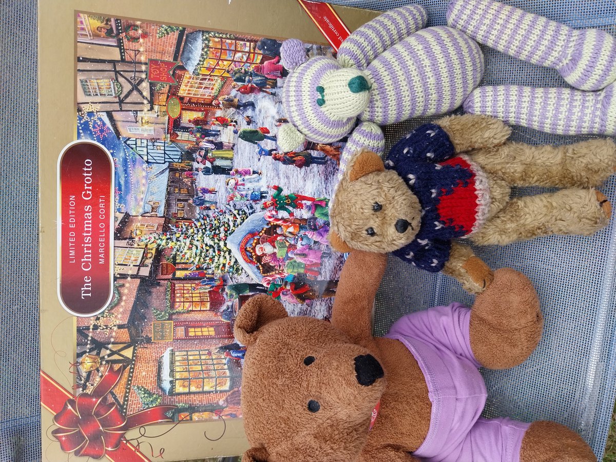 Mason Alexander Bear (@inmasonsdreams) on Twitter photo This puzzle has cute elfs on it. It has a fowsand pieces and we will think of Joan and Raspberry everytime we put a bit in. That means we will think about her a fowsand times over the next few days 🐾❤️🐾 #Christmasinjuly <a href="/joans1963/">Joan and Raspberry 🐻🤗💜</a> #Furrytails This puzzle has cute elfs on it. It has a fowsand pieces and we will think of Joan and Raspberry everytime we put a bit in. That means we will think about her a fowsand times over the next few days 🐾❤️🐾 #Christmasinjuly <a href="/joans1963/">Joan and Raspberry 🐻🤗💜</a> #Furrytails