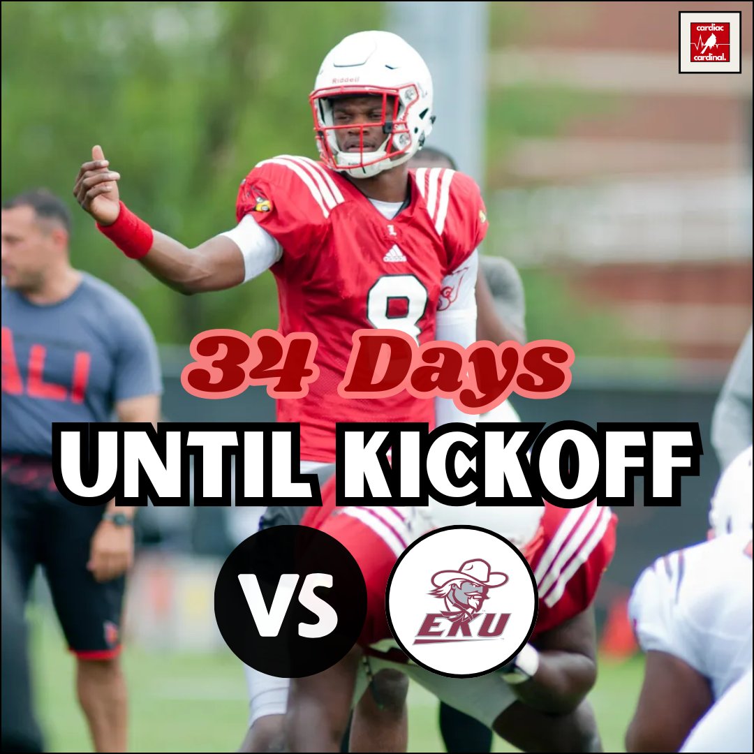 _Cardiac_Card's tweet image. 34 Days Until Kickoff 🏈.