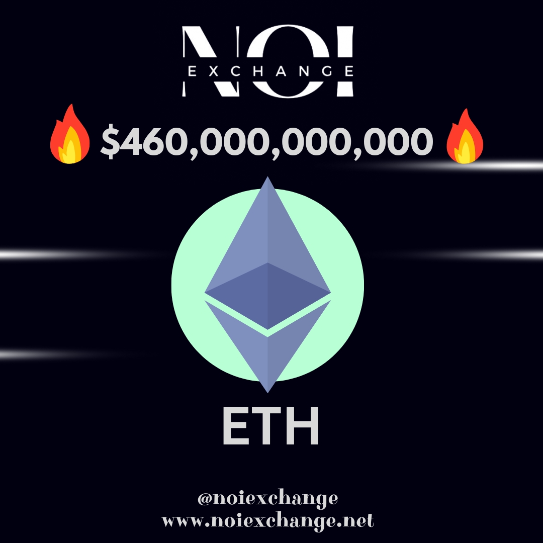 🚨 JUST IN: $ETH surpasses a $460 BILLION market cap! 🚀
Ethereum continues to dominate, making its mark in the crypto world.

🚀  Join NOI Exchange to be part of the Crypto revolution.  

#Ethereum #ETH #Crypto #MarketCap #DeFi #Blockchain