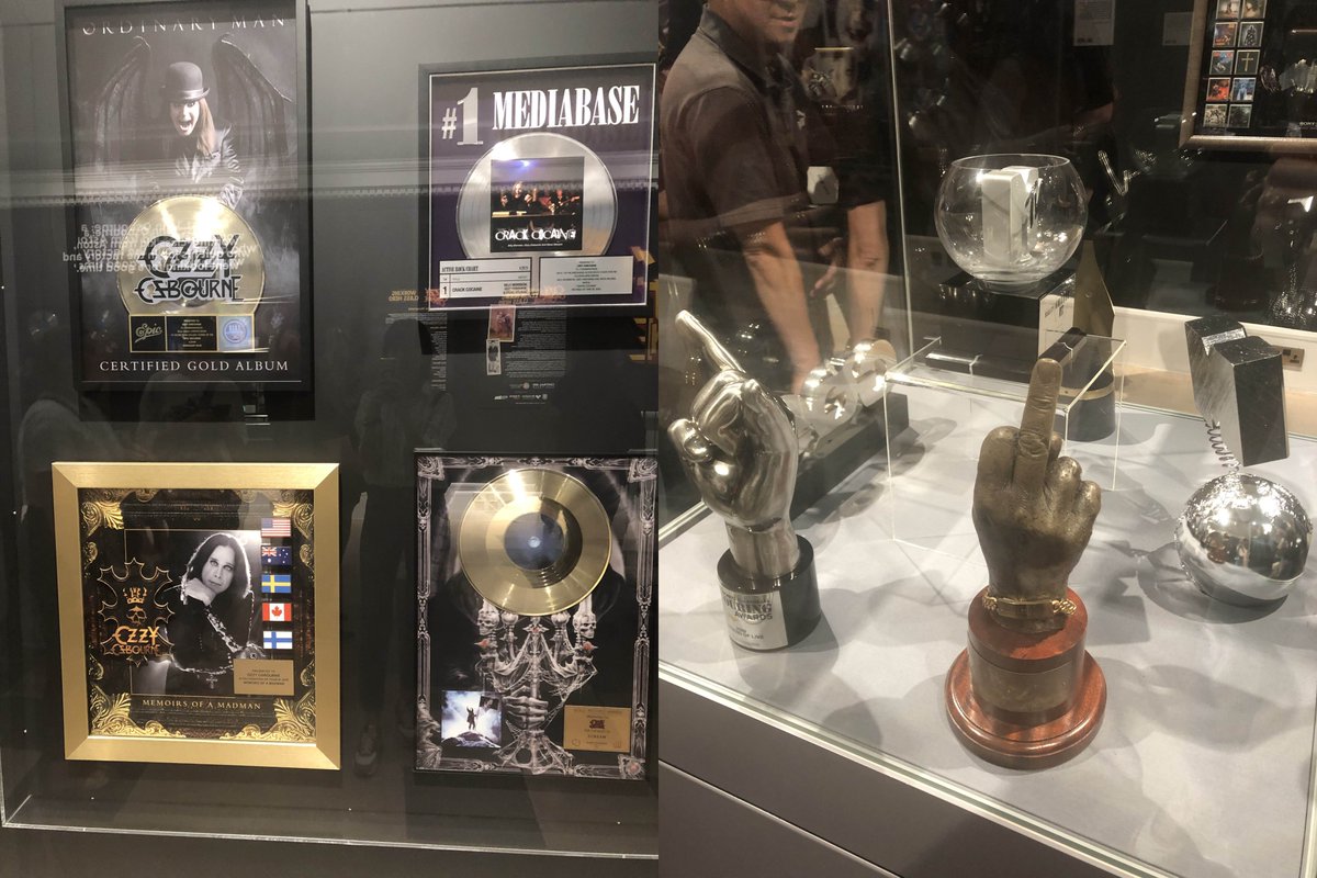 Cherrycake4's tweet image. Went on a friend outing to check the Ozzy Osbourne exhibition @ Birmingham Art Museum π Still have awesome memories of seeing Black Sabbath in 2016 - RIP Ozzy π