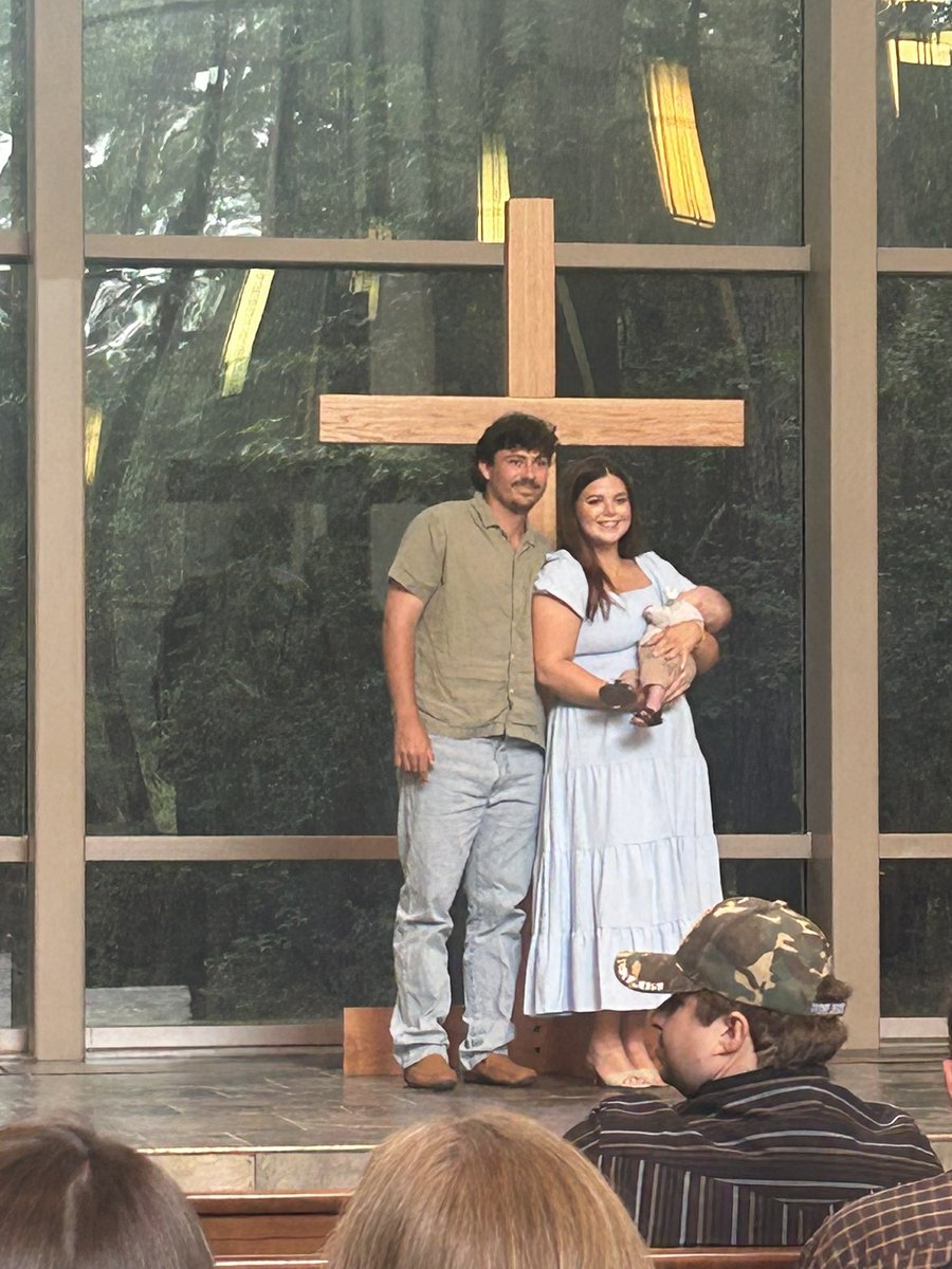PaulCombsCFISD's tweet photo. Our  💕 are full as we had the privilege of witnessing &amp; being a small part of our precious grandson Hudsyn’s Dedication Ceremony. 
Thank you, Lauryn &amp; Jake! We are so grateful to walk this journey with you.
@jake_combs7 @4Combs4Katie https://t.co/SL5MPJKOXW