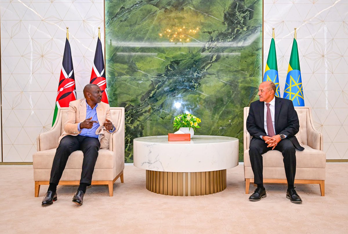 BiancaNaom1's tweet image. President William Ruto has arrived in Addis Ababa, Ethiopia, for SECOND UN FOOD SYSTEMS SUMMIT STOCKTAKE (UNFSS+4). Received by Ethiopian Deputy Prime Minister Temesgen Tiruneh,
