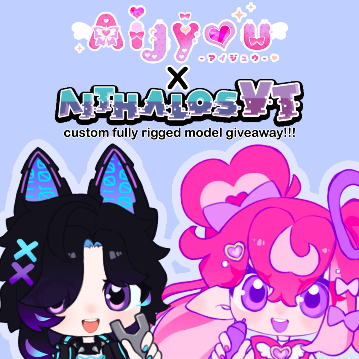 AithalosVT's tweet image. IT'S MY BIRTHDAY!!! 🎉 🥳
To celebrate I'm doing a Fullbody Art + Rig giveaway !!
Like + Follow @AithalosVT & @aijyuu + Retweet to enter!
Comment Your Model/Design
More Details Below ⬇️⬇️⬇️