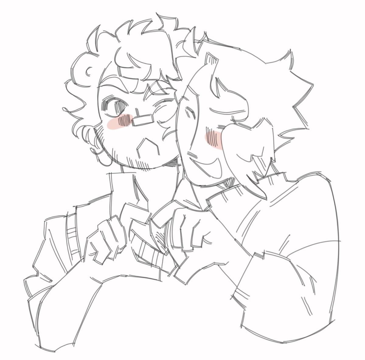 mumbofangs's tweet image. this is veryyyy rushed cause i’m about to go somewhere but here is your smallidarity anon ^_^