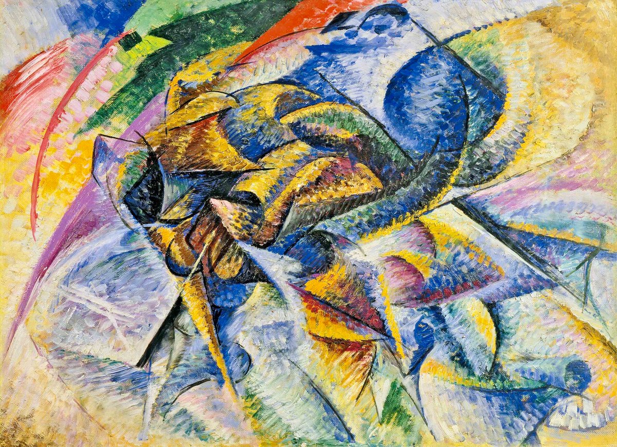 VGrainger's tweet photo. “I have thirty miles to ride yet ere dinner time” #Shakespeare’s #HenryIVPart1
#TourDeFrance🏆#TDF2025
🎨Dynamism of a Cyclist #UmbertoBoccioni💛
And 🤩👇🏻🚴♀️🚴♀️🚴♀️📐!🇫🇷 https://t.co/pdP56fU91w