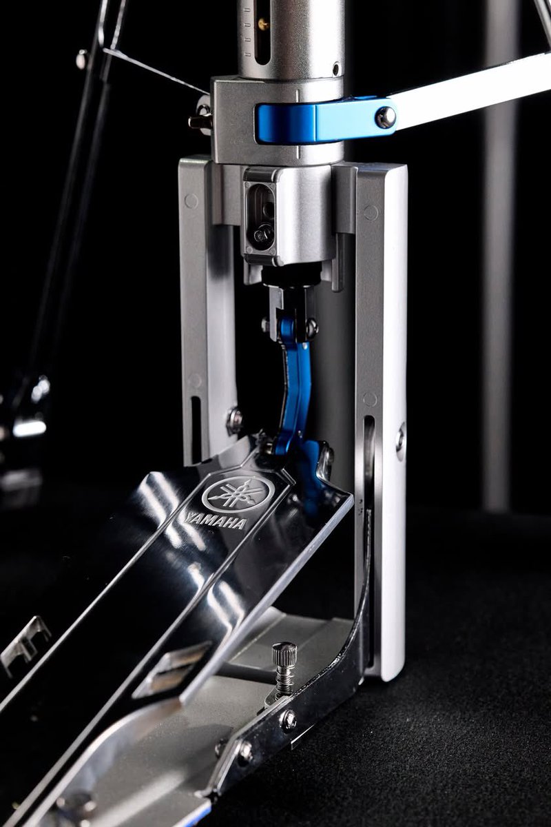 Aldbf's tweet image. Meet Yamaha's HHS9D hi-hat stand, inspired by the FP9 pedal series. It features adjustable swivel legs, a long footboard, and a direct-link system for smooth, durable performance with versatile setup options. #musicnews #musician