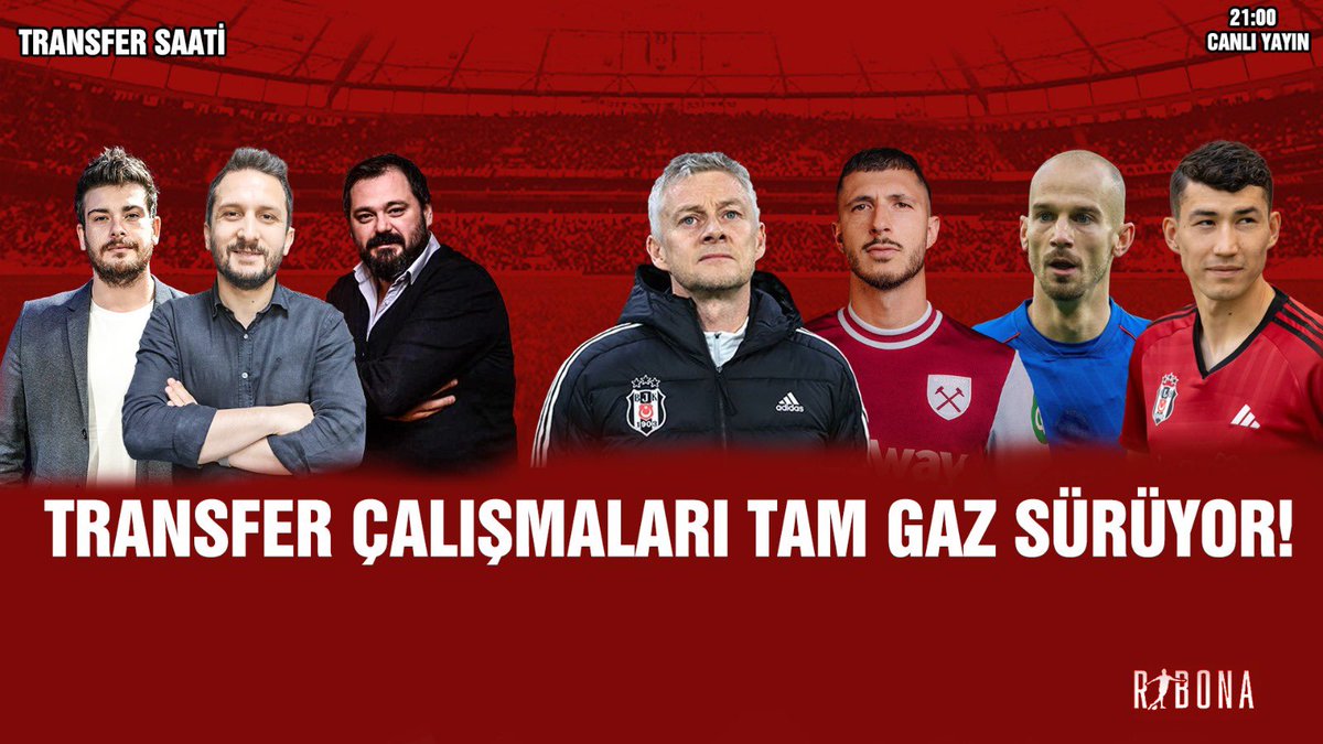 🚨 Orta sahada Guido Rodríguez sürprizi!

💥 Stoperde Robert Renan iddiası!

🤔 Zaynutdinov’da son durum!

🎙️ <a href="/sekmorova/">Serkan Morova</a> &amp; <a href="/sahinogluogun/">Ogün Şahinoğlu</a> &amp; <a href="/AliAydin77/">Ali Aydin</a> 

⏰ 21:00 | CANLI YAYIN BAŞLIYOR!

📺 ytbe.app/go/sAiaGIqL