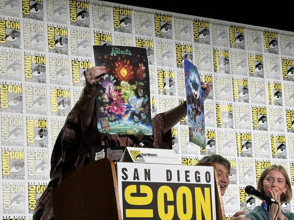 The <a href="/TOKYOPOP/">TOKYOPOP</a> #SDCC2025 booth has some exclusives including art prints for sale and free posters.