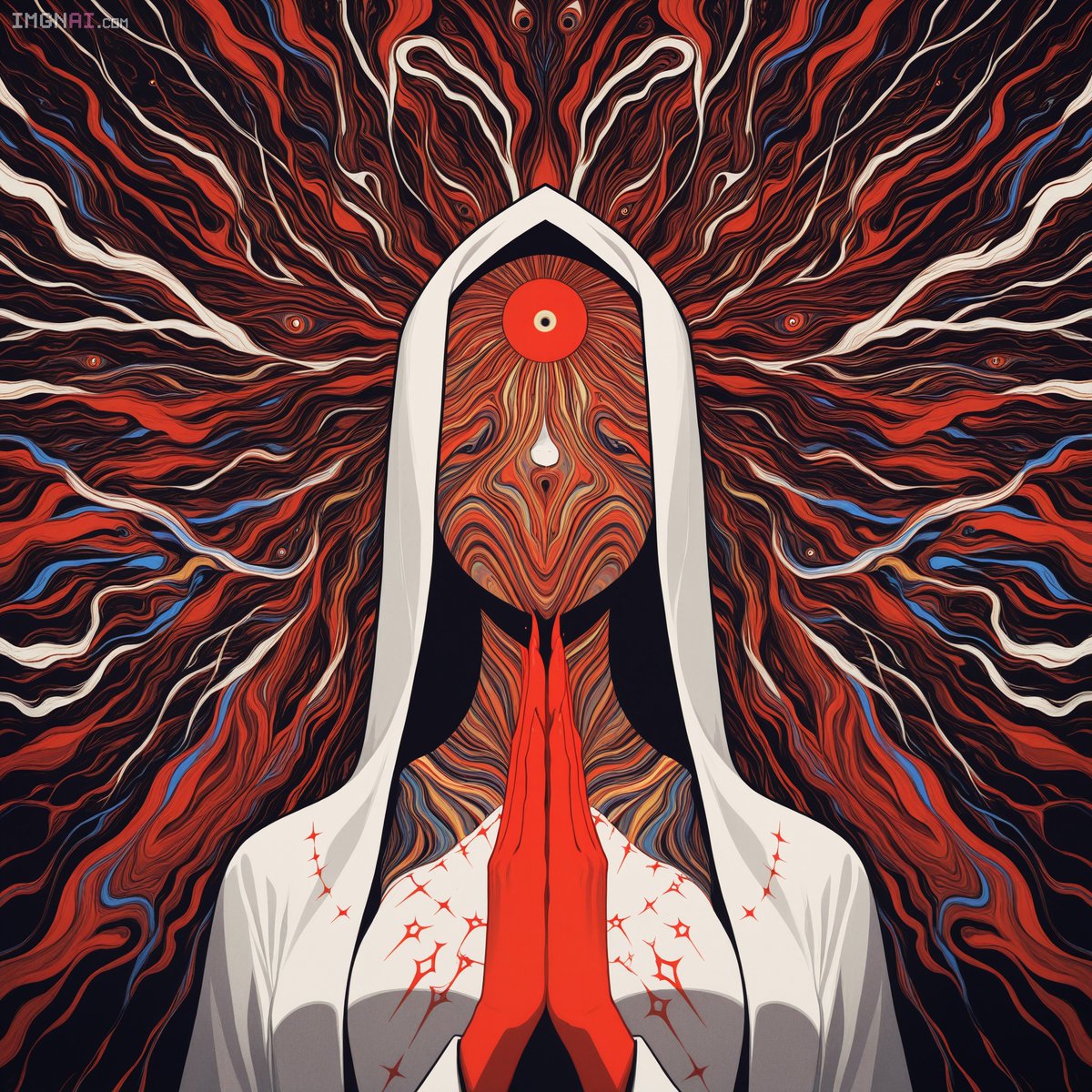 imgn_ai's tweet image. We're developing an advanced prompt assist system, which works similar to ChatGPT - i.e: asking for things in natural language.
This works with all our danbooru/tag models, and is already producing amazing results.
Prompt: "Make an image with religious and blasphemous themes"