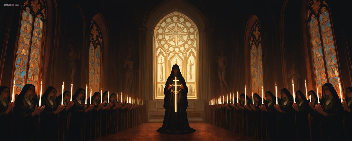 imgn_ai's tweet image. We're developing an advanced prompt assist system, which works similar to ChatGPT - i.e: asking for things in natural language.
This works with all our danbooru/tag models, and is already producing amazing results.
Prompt: "Make an image with religious and blasphemous themes"