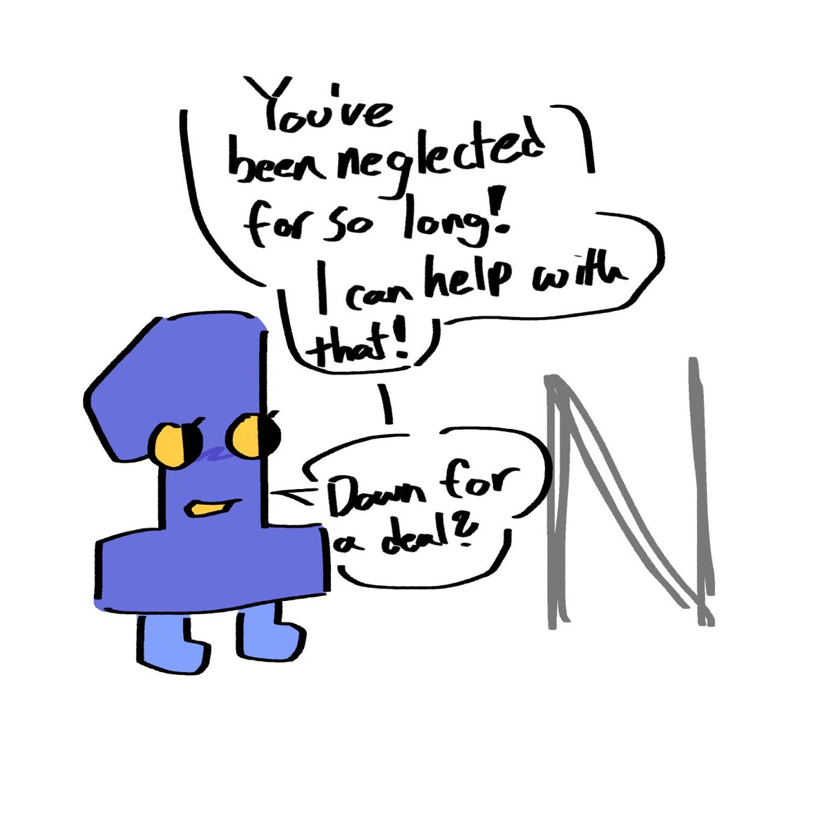 idkwhoack's tweet image. Nonexisty’s Deal (1/3)