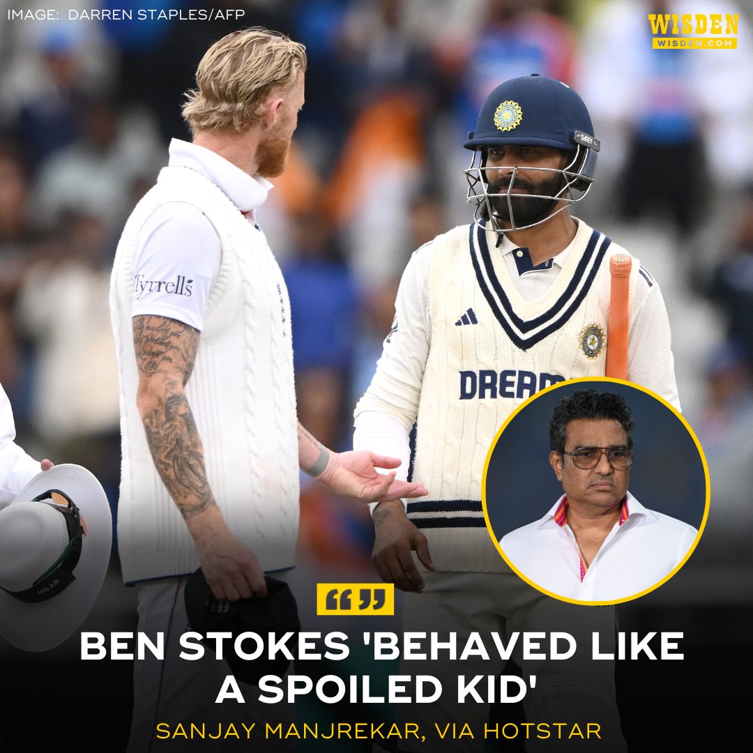 1sInto2s's tweet image. Sanjay Manjrekar called him a Crybaby with different words