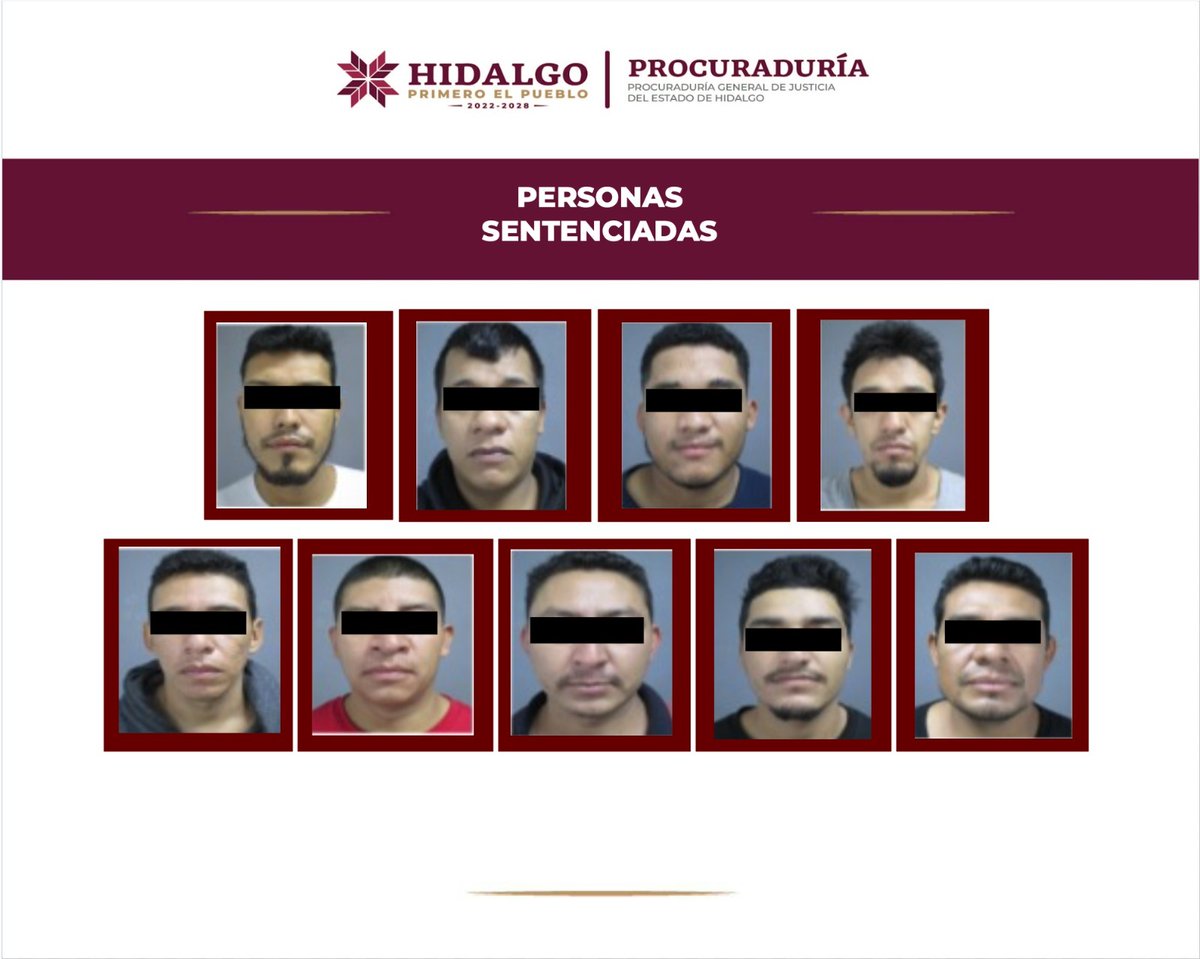 Sentencia de 160 años de prisión para 9 personas responsables de secuestro agravado. 
⬇️📑
bit.ly/3U22vmX