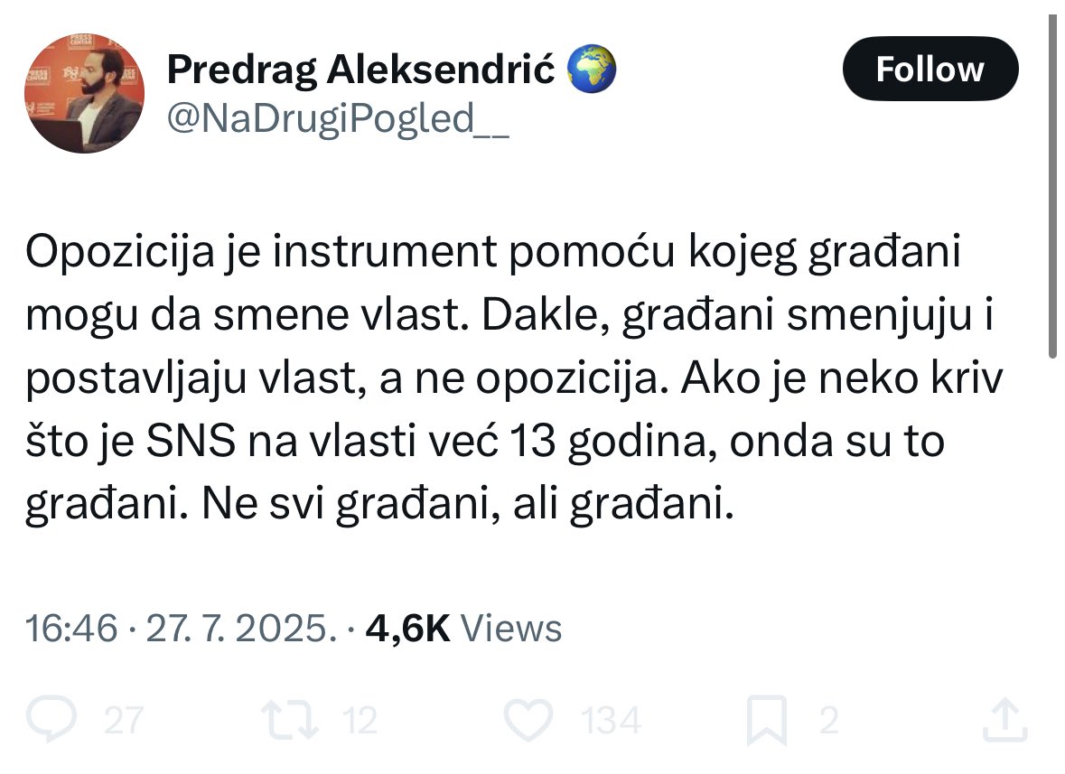 Cclear94's tweet image. Ljudi, oni su upregli sve moguće botove, al doslovno sve. Što od režima, što od kvazi opozicije, što kvazi neutralnih, što raznih nvo sektora poput Nataše Kandić da agenduju. Izbori su jako blizu, vreme je za pravi front :)
@studentblokade narod je uz vas, nemaju šansu!