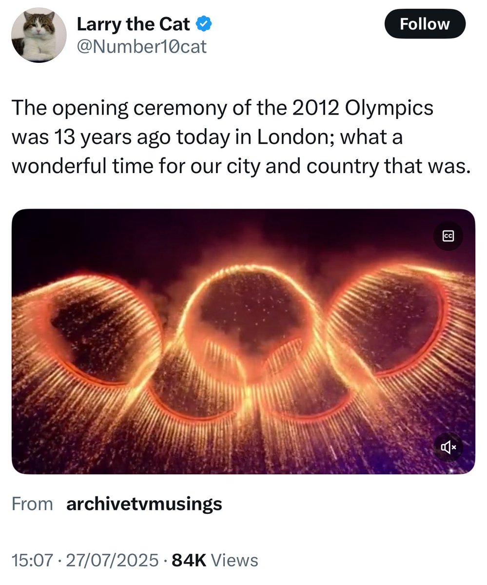 v_j_freeman's tweet image. This is such a weird folk memory. Olympics were great but they were a very brief desperately needed bright spot in an otherwise bleak period. Cameron thanked his lucky stars. Year before London had burned in a terrifying summer of lawlessness. The country was fractious &amp;amp; divided.
